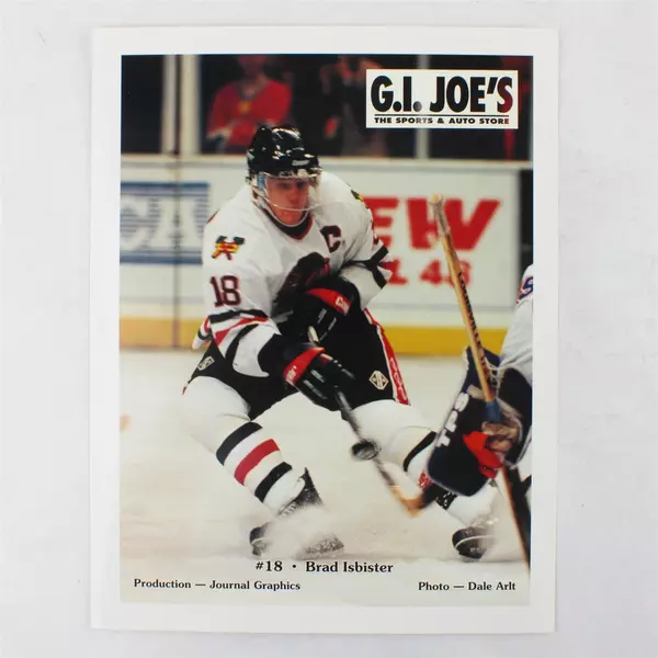 Lot of 2 Portland Winterhawks 8x10 Photos Brad Isbister Todd Robinson