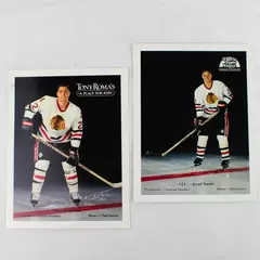 Lot of 2 Portland Winterhawks 8x10 Photos Mike Muzechka Jerad Smith