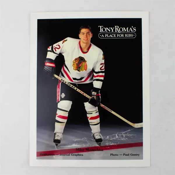 Lot of 2 Portland Winterhawks 8x10 Photos Mike Muzechka Jerad Smith