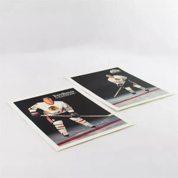 Lot of 2 Portland Winterhawks 8x10 Photos Mike Muzechka Jerad Smith