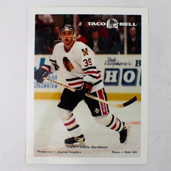 Lot of 2 Portland Winterhawks 8x10 Photos Chris Jacobson Byron Dafoe