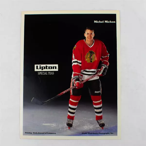 Lot of 2 Portland Winterhawks 8x10 Photos Michel Michon Regan Simpson