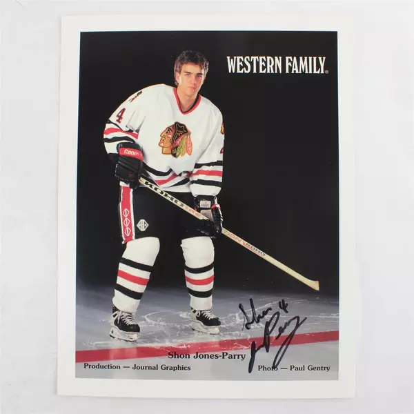 Lot of 2 Portland Winterhawks 8x10 Signed Photos Kevin Haupt & Shon Jones-Parry