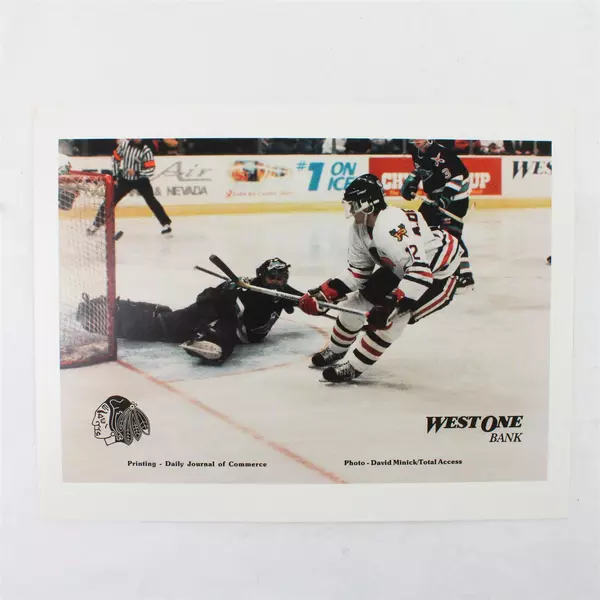 Lot of 2 Portland Winterhawks 8x10 Game Photos 