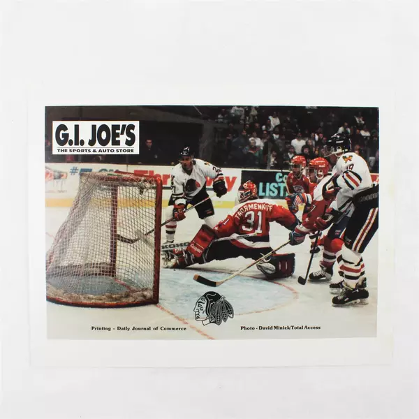 Lot of 2 Portland Winterhawks 8x10 Game Photos 