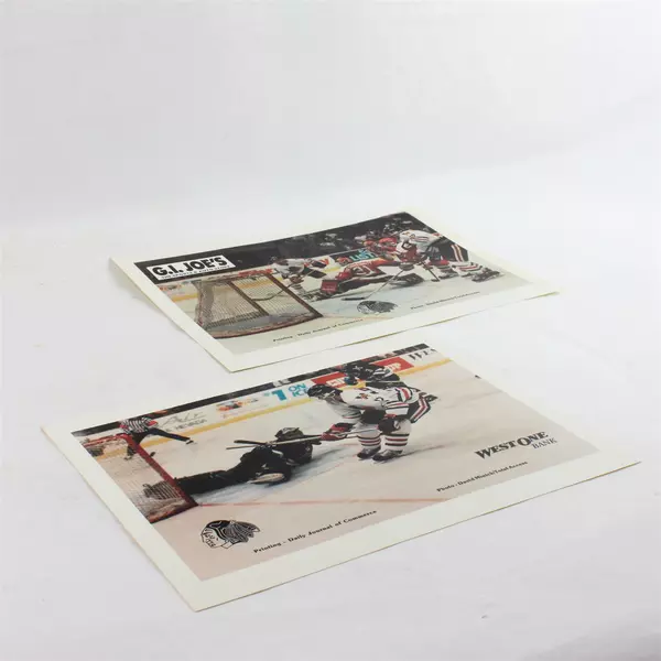 Lot of 2 Portland Winterhawks 8x10 Game Photos 