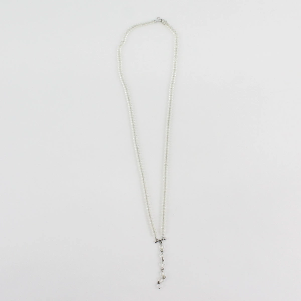 Handmade Double Strand Crystal Choker Necklace 16 Inch