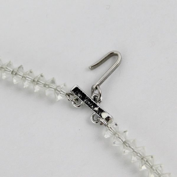 Handmade Double Strand Crystal Choker Necklace 16 Inch