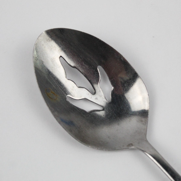 Oyster Bay By Barclay Geneve Stainless Korea Satin Handle Serving Spoon