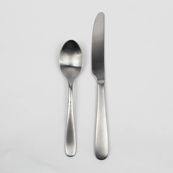 Lot of 2 Cambridge Pepino Stainless Steel Tablespoon Dinner Knife Flatware