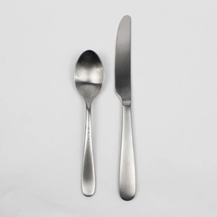 Lot of 2 Cambridge Pepino Stainless Steel Tablespoon Dinner Knife Flatware