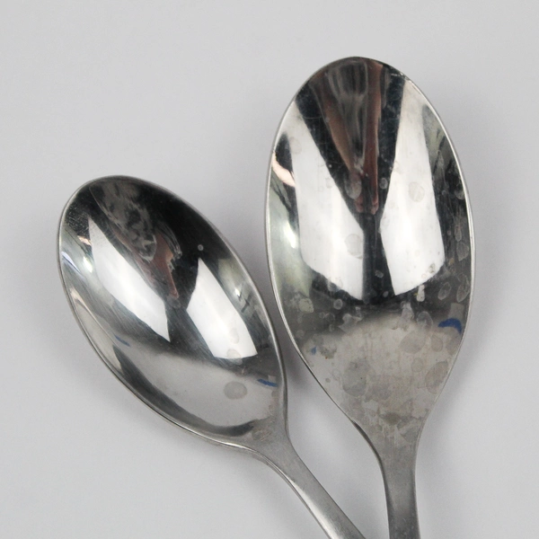 Lot of 2 Marilyn Satin Fade Tablespoon Teaspoon Argent Hampton 18/10 Stainless