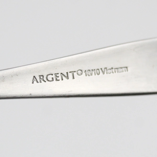 Lot of 2 Marilyn Satin Fade Tablespoon Teaspoon Argent Hampton 18/10 Stainless