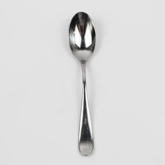 Corby Hall Aspen Teaspoon Thin Plain Curved Tip Stainless Steel 18/10