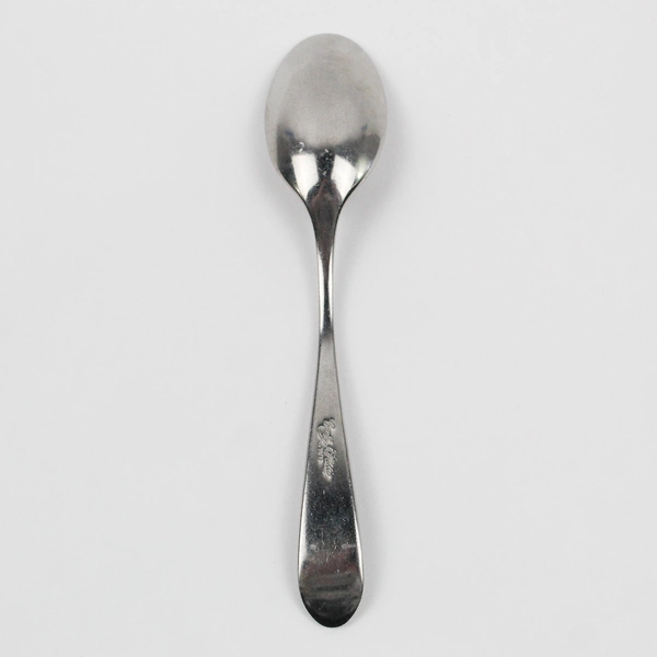 Corby Hall Aspen Teaspoon Thin Plain Curved Tip Stainless Steel 18/10