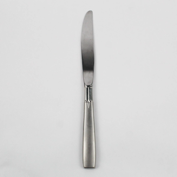 Oneida Satin Accent Dinner Knife Stainless Steel Frosted Handle Flatware