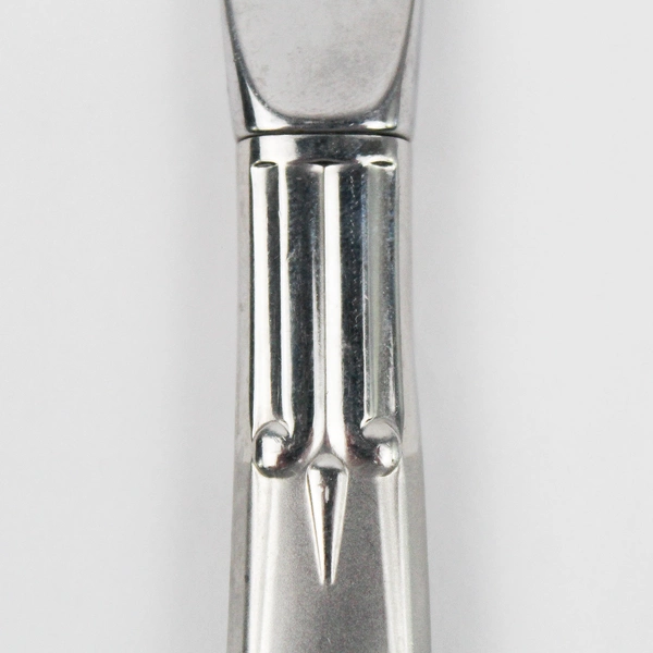 Oneida Satin Accent Dinner Knife Stainless Steel Frosted Handle Flatware