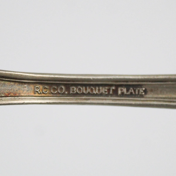 RCCO Bouquet Silver Plate Teaspoon Vintage