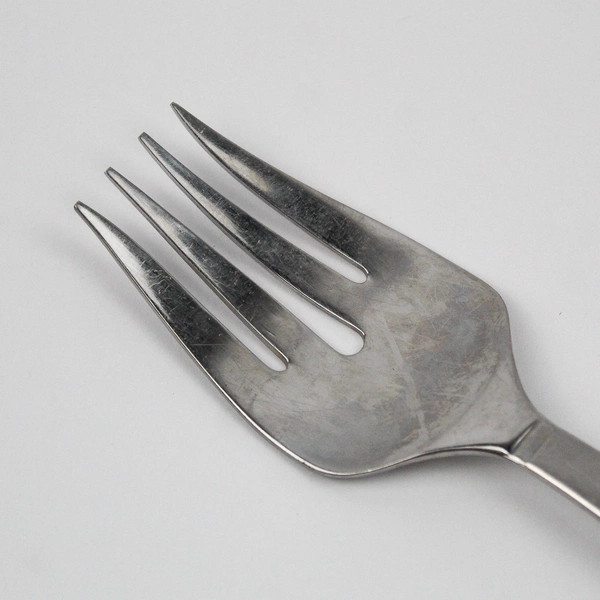 Oneida Silver Frost Cold Meat Serving Fork Stainless Steel 18/8 Flatware