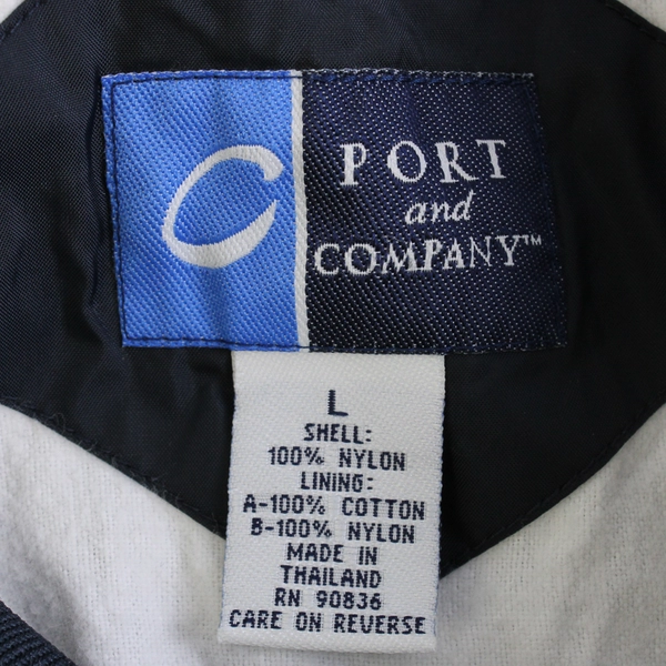 Port & Company Men's L Blue Walla Walla Stars Logo Windbreaker