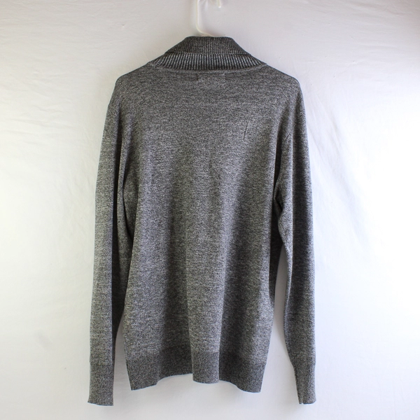 Carolyn Taylor Women's XL Gray Ribbed Turtleneck Long Sleeve Sweater 