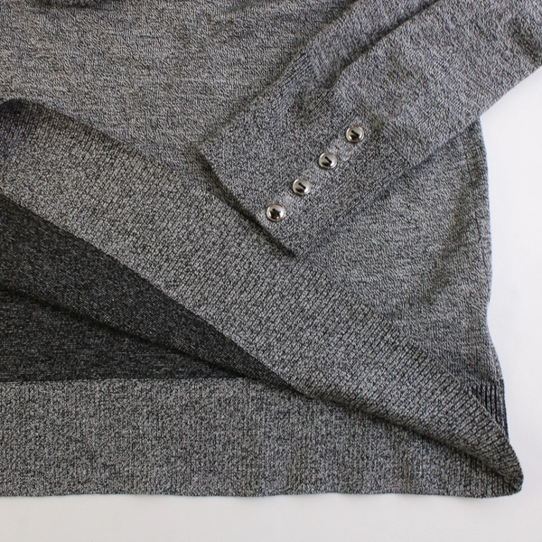 Carolyn Taylor Women's XL Gray Ribbed Turtleneck Long Sleeve Sweater 