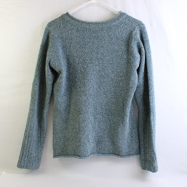 Columbia Women's M Blue Knit Long Sleeve Pullover Sweater