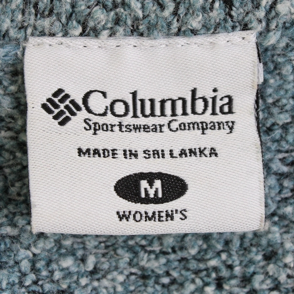 Columbia Women's M Blue Knit Long Sleeve Pullover Sweater