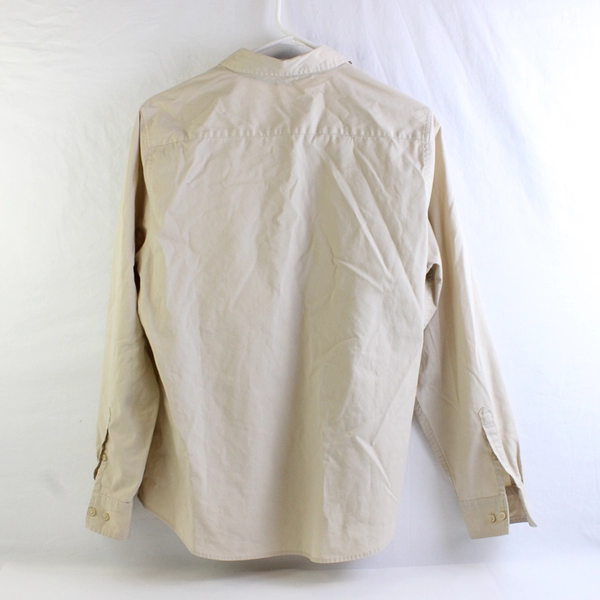 Port Authority Ladies Uniform Shirt Khaki Size L Long Sleeve