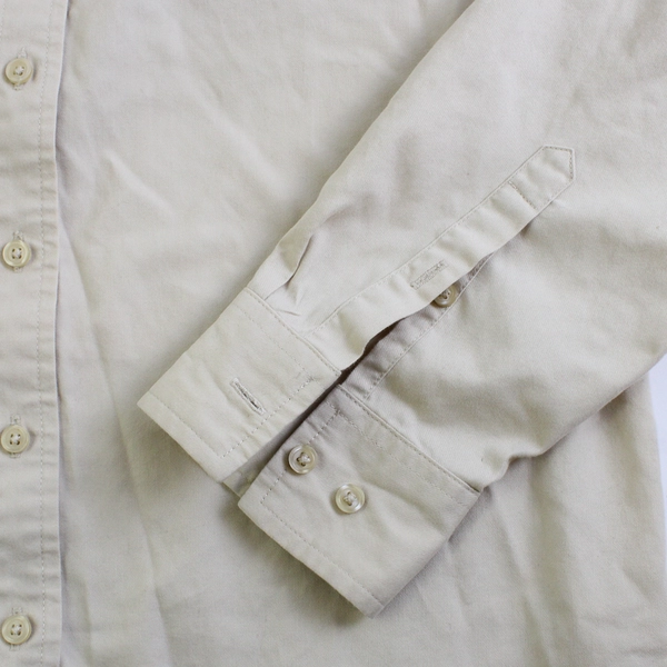 Port Authority Ladies Uniform Shirt Khaki Size L Long Sleeve