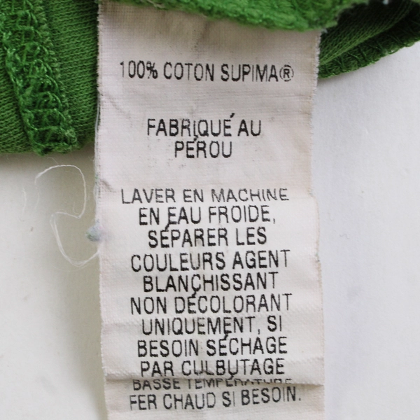 L.L. Bean Supima Cotton Tee Shirt Women's Green Peru