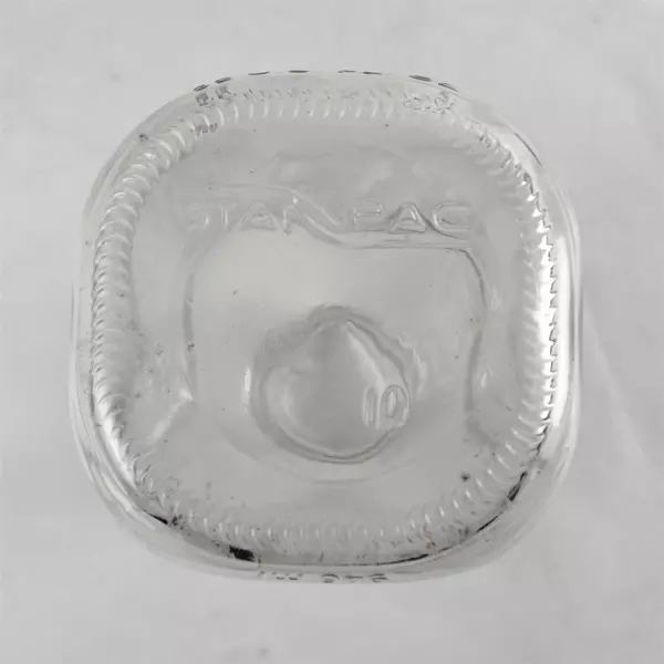 Vintage Stanpak Glass Milk Bottle 9in Thick Glass Collectible