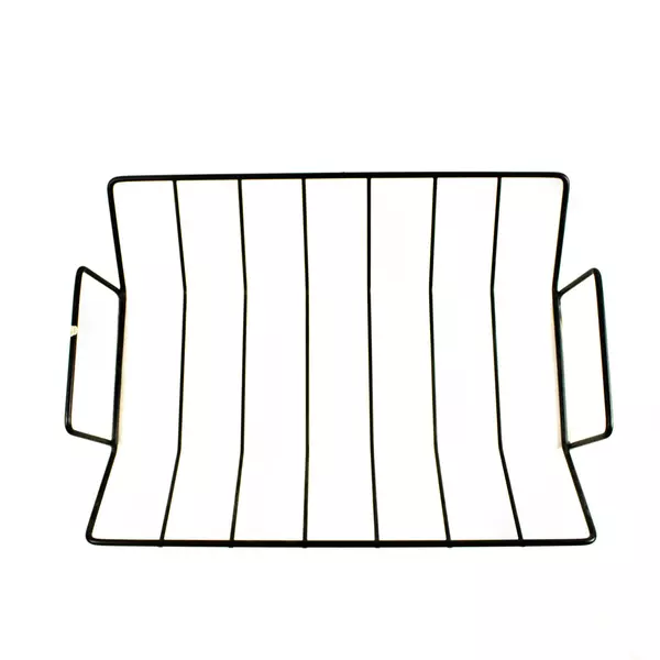 Black Metal Utility Storage Rack 12x16.5x4.25in Open-Frame Organizer