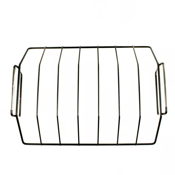 Black Metal Utility Storage Rack 12x16.5x4.25in Open-Frame Organizer