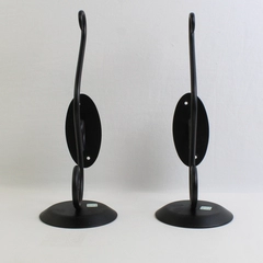 Lot of 2 PartyLite Hearthside Sconce Candle Holder Black Wrought Iron