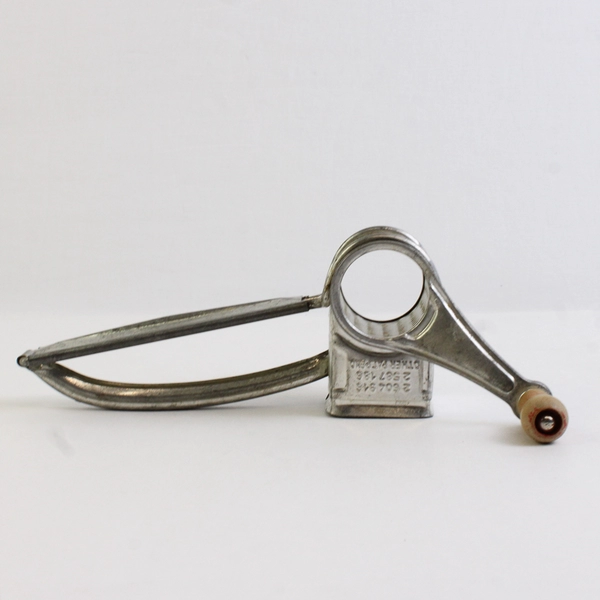 Vintage Metal Mouli Hand Grater Wooden Handle France