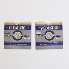 Lot Of 2 View Master Reels Rock City Gardens 326 Victoria Butcharts Garden 313