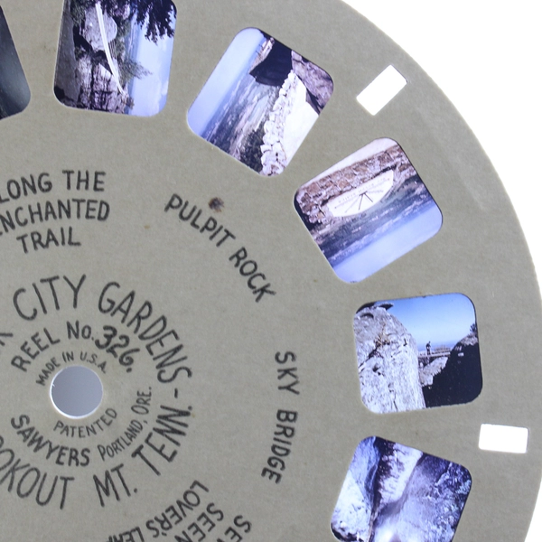 Lot Of 2 View Master Reels Rock City Gardens 326 Victoria Butcharts Garden 313