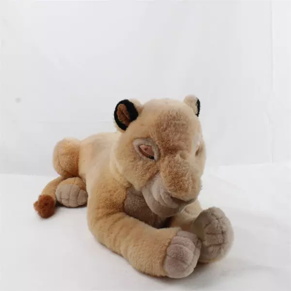 Stuffed Plush Lioness Laying Down 22in Soft Toy Tail