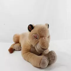 Stuffed Plush Lioness Laying Down 22in Soft Toy Tail