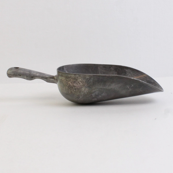 Unbranded Cast Aluminum Metal Utility Scoop Simple Easy To Clean 9.25" Long