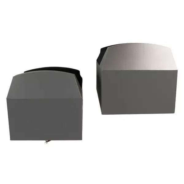 Philips FWB-C100W/17 Speaker Set 3Ω Gray Tested Working Good Pre-Owned