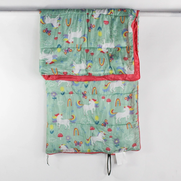Olivet International Inc Unicorn & Rainbow Kids Sleeping Bag 64" x 30" 2019