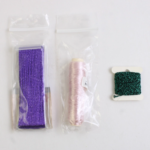 Lot of 3 YLI Ribbon Floss Shimmer & Original, New 