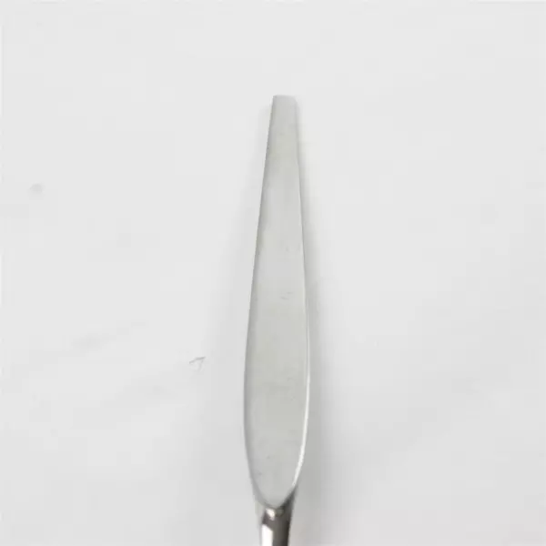 Set of 8 Oneida Satinique Stainless Oval Soup Spoons 7in