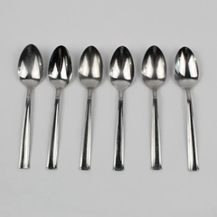 Lot Of 6 Northland Silver Forever (Stainless) Flatware Teaspoons 6.25" Long