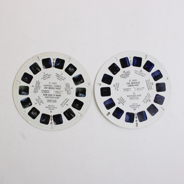 Lot Of 5 View Master Scenic Switzerland Reels #1253 #1272 #1343 #1602 #1603 