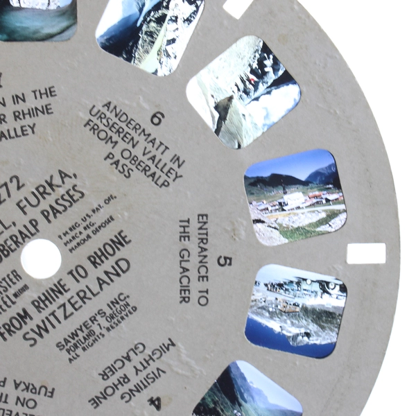 Lot Of 5 View Master Scenic Switzerland Reels #1253 #1272 #1343 #1602 #1603 