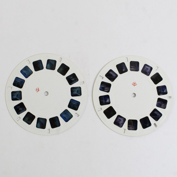 Lot Of 2 View Master Athens Greece Reels I/II #C 0021 #C 0022