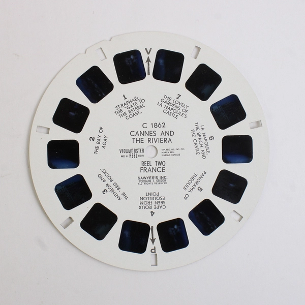 Lot Of 2 View Master Cannes And The Riviera France Reels II/III #C 1862 #C 1863